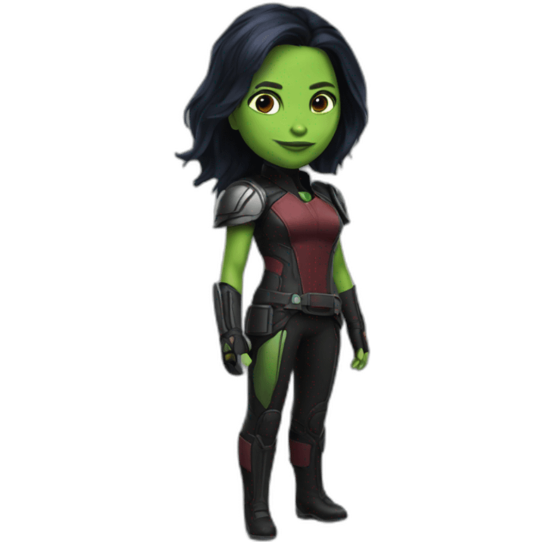 Gamora emoji 3d emoji