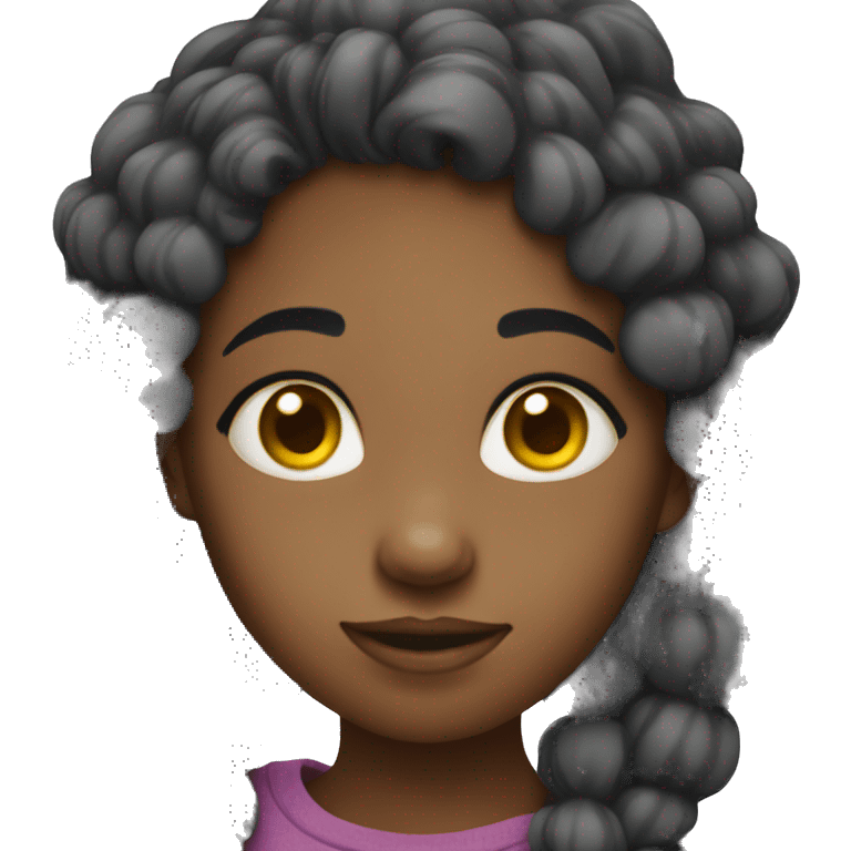 cute black girl emoji