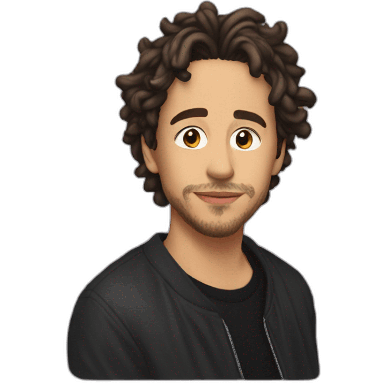 Nekfeu qui fait un bisous emoji