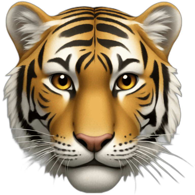 Tigre tenant une épée emoji