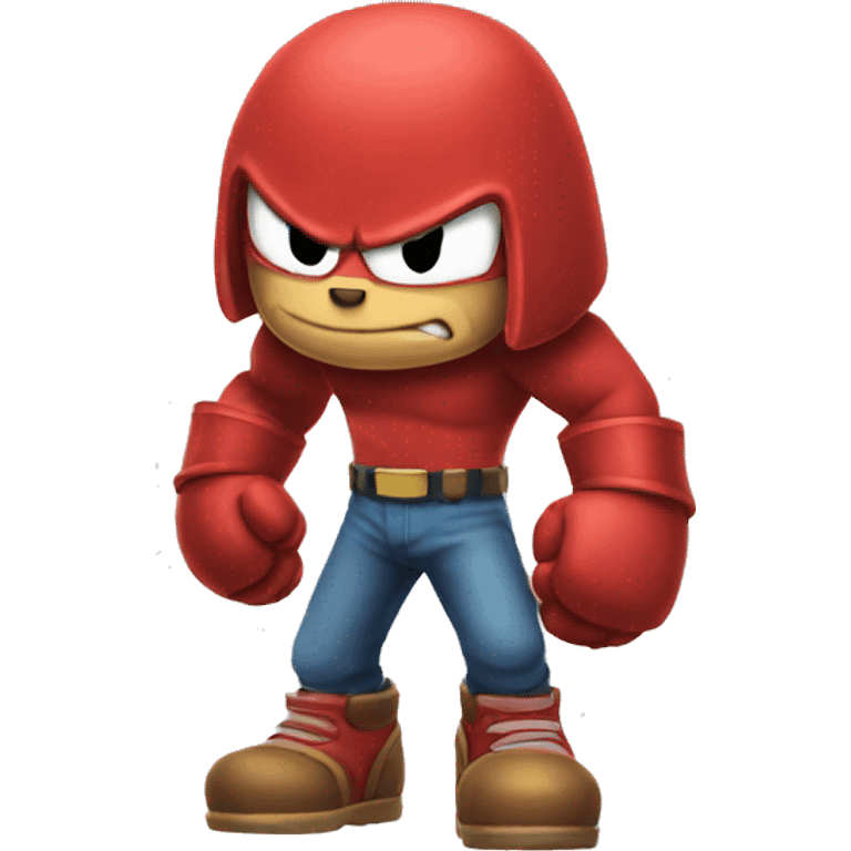 Knuckles character emoji