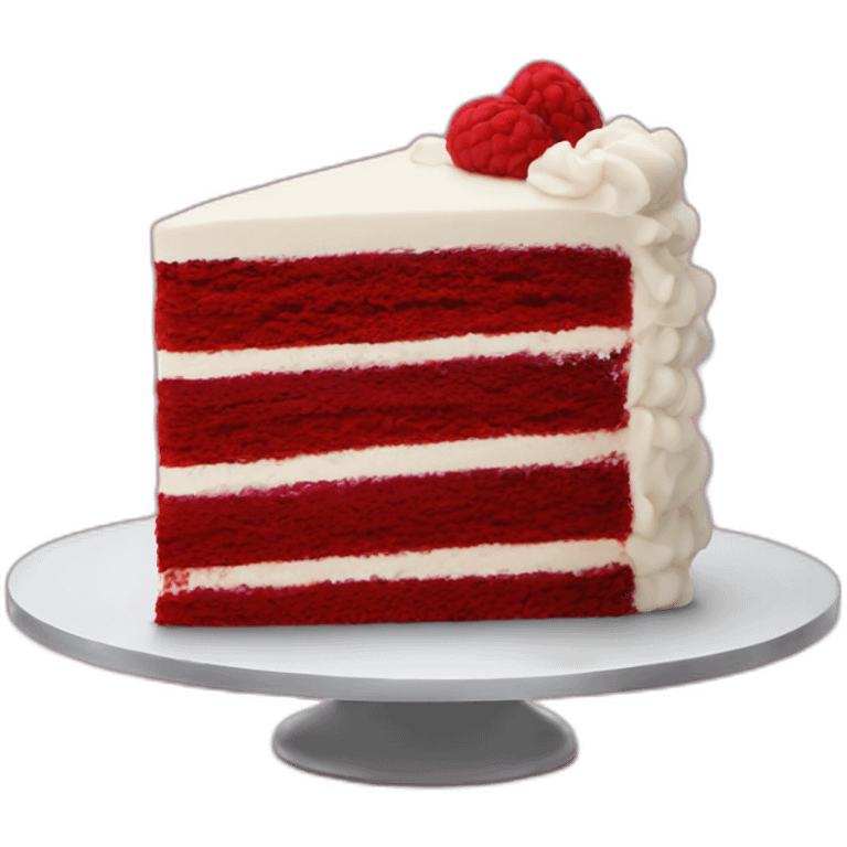 red velvet cake emoji