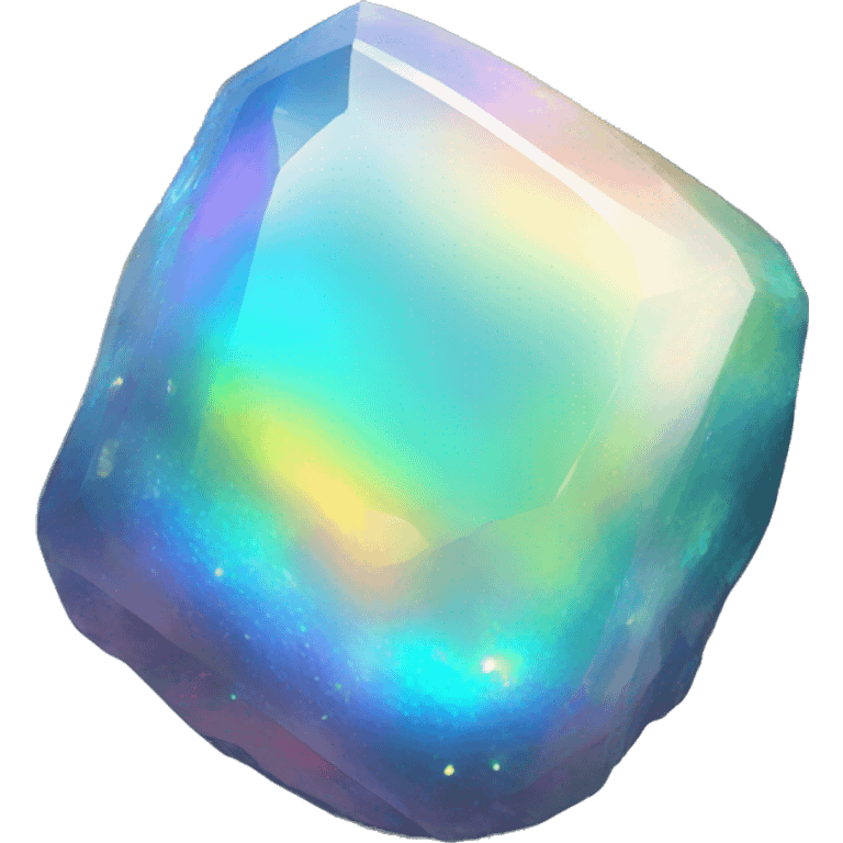 Iridescent Rainbow Opal Gemstone emoji