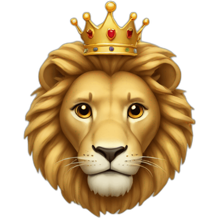 Lion whit crown  emoji