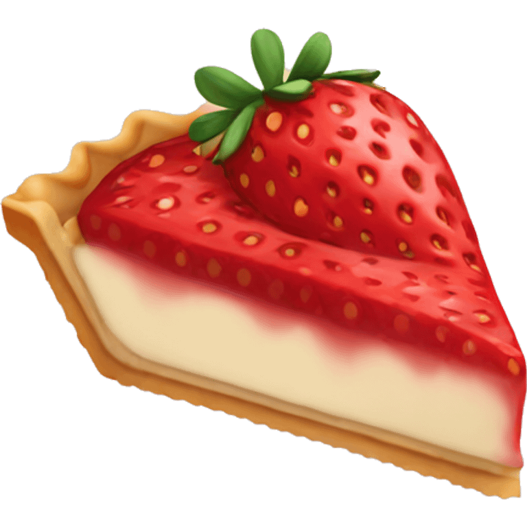 strawberry tart emoji