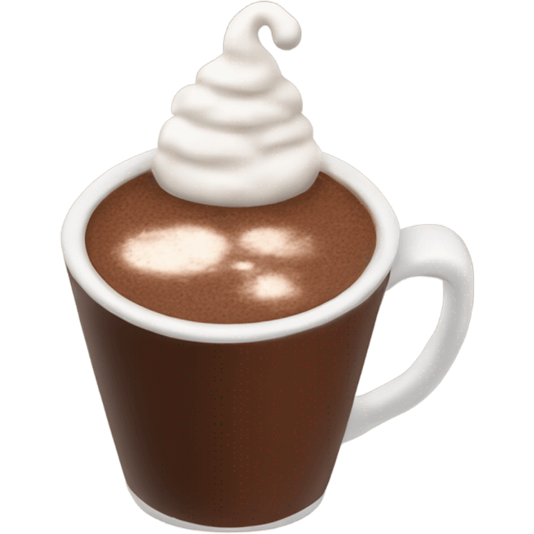 Hot chocolate at Christmas time emoji