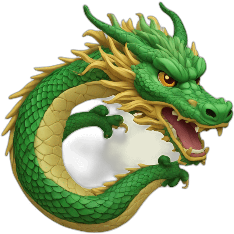 Chinese dragon Ouroboros emoji