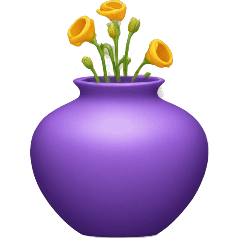 purple vase emoji