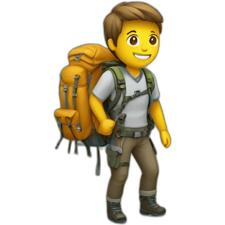 Backpacking emoji