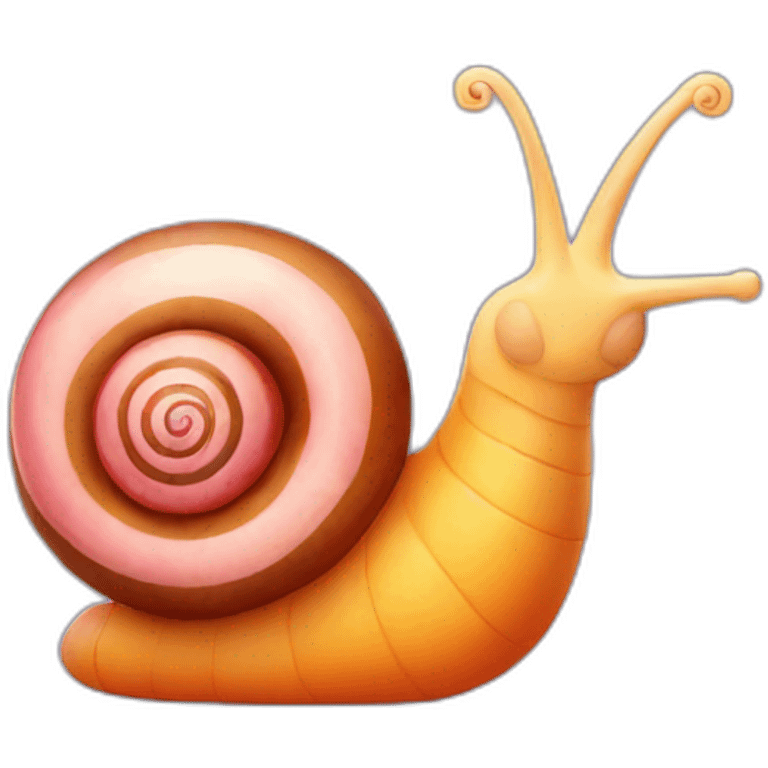 Candy snail emoji