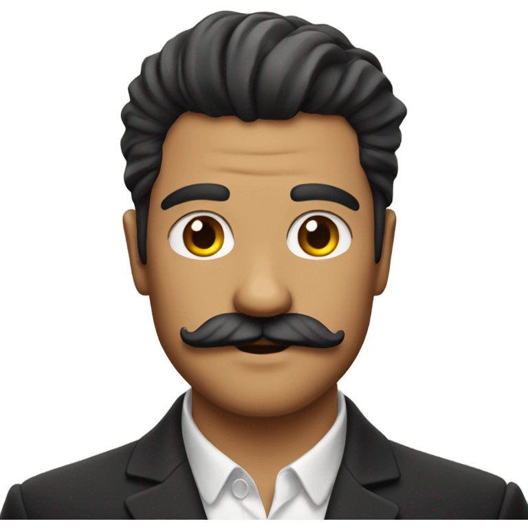 hot guy with moustache emoji