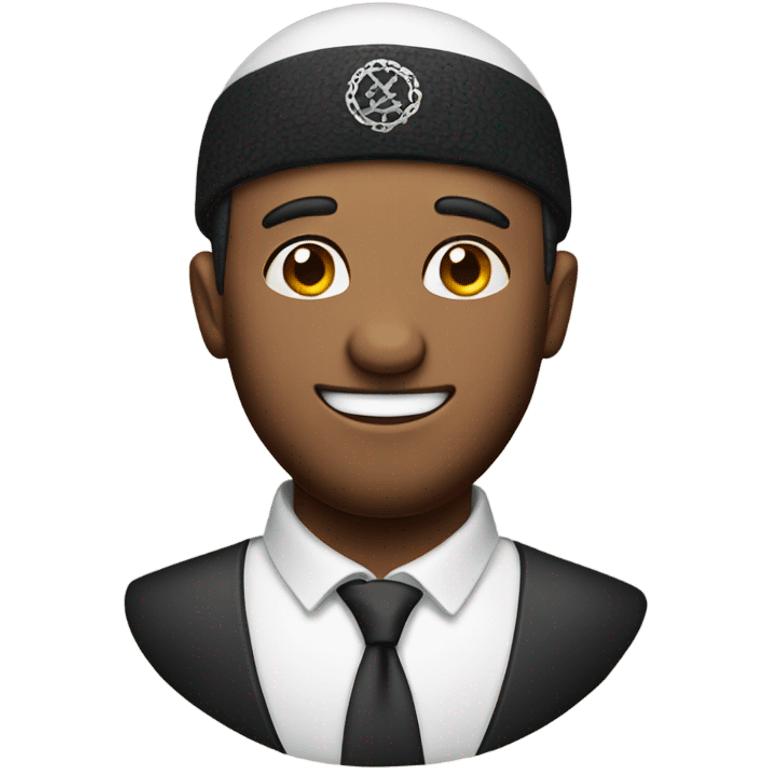 Man with kippah emoji