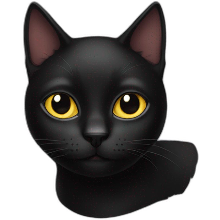 Black cat emoji