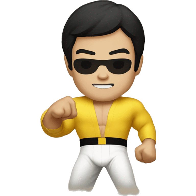 bruce lee one inch punch emoji