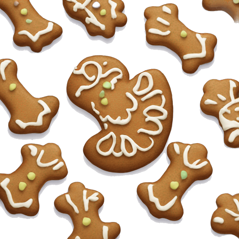 New Year’s gingerbread  emoji