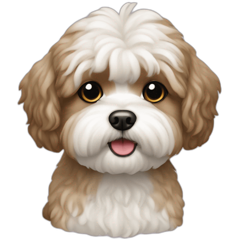 shihpoo dog emoji