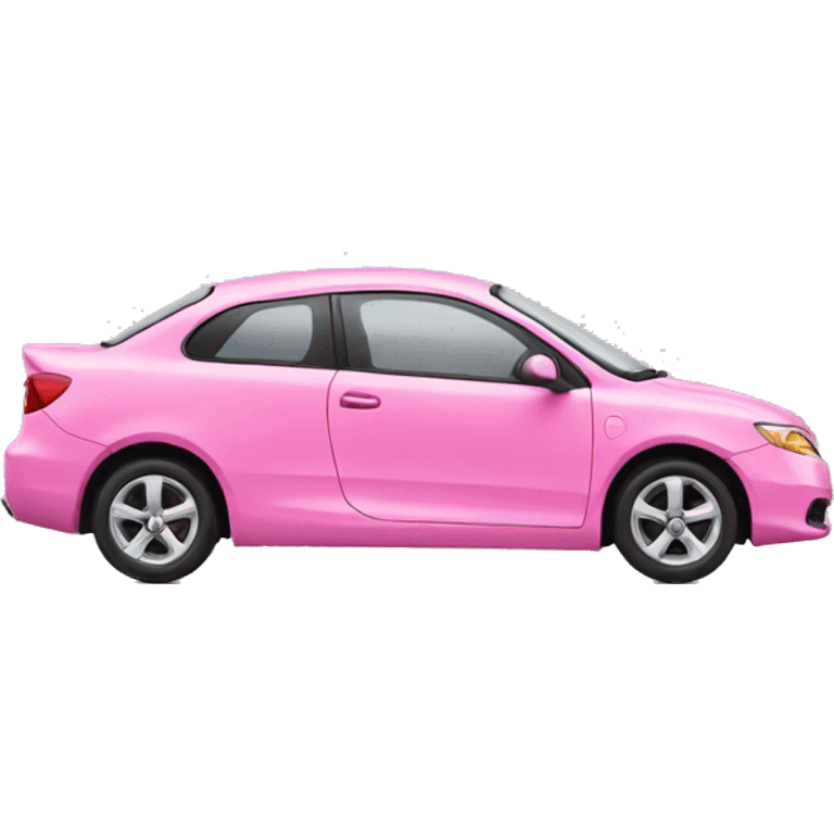 Pink car emoji