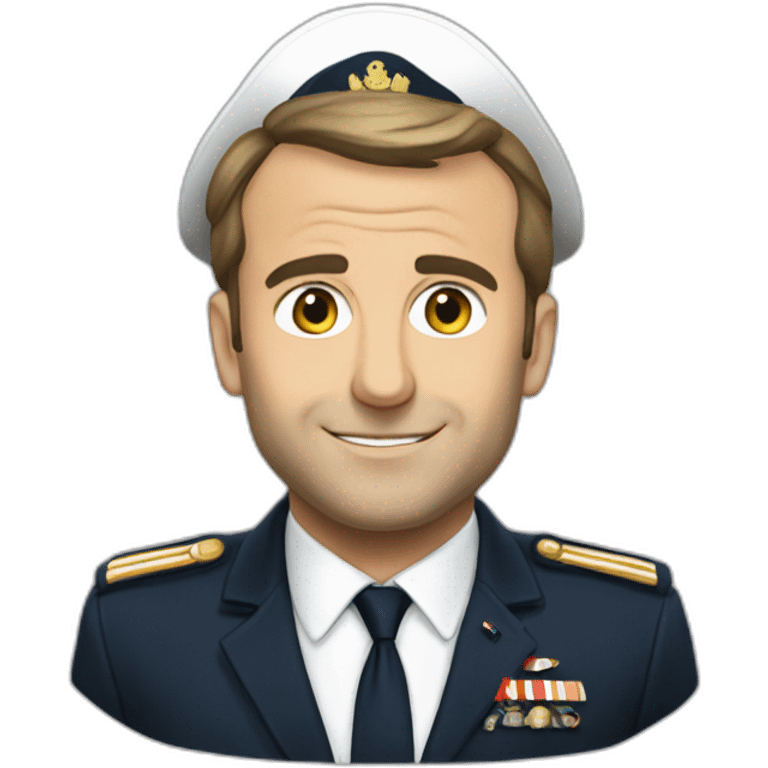 Macron avec marine emoji