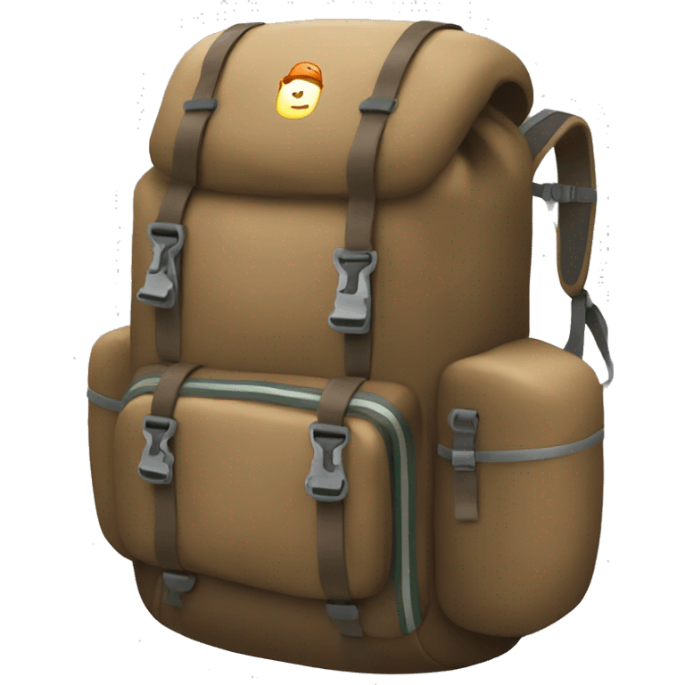 Hiking backpack emoji