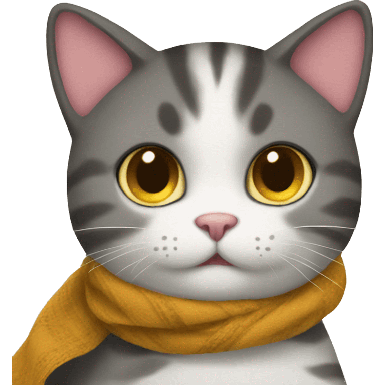 scarf cat emoji