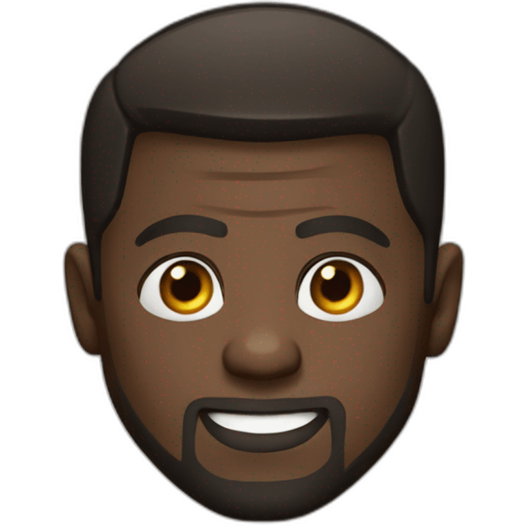 actor kevin hart cartoon wearing henley and small eyes emoji