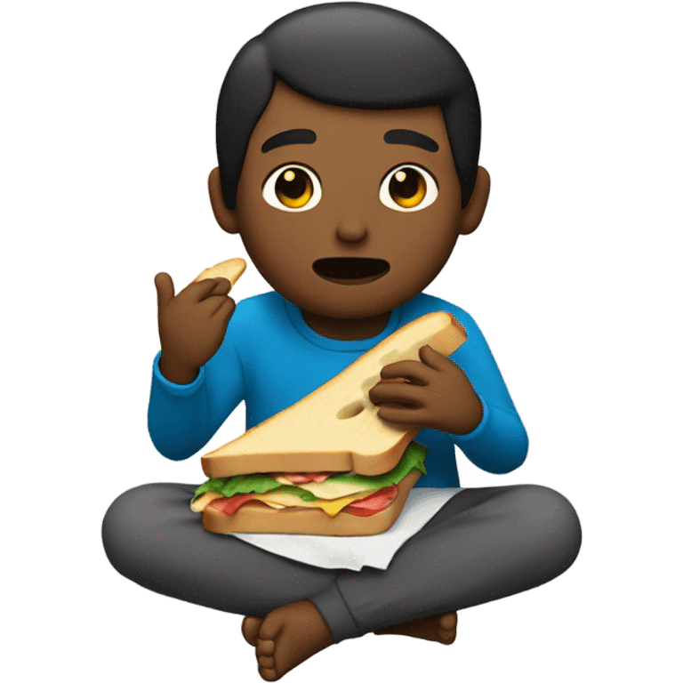 Me eating a sandwich emoji