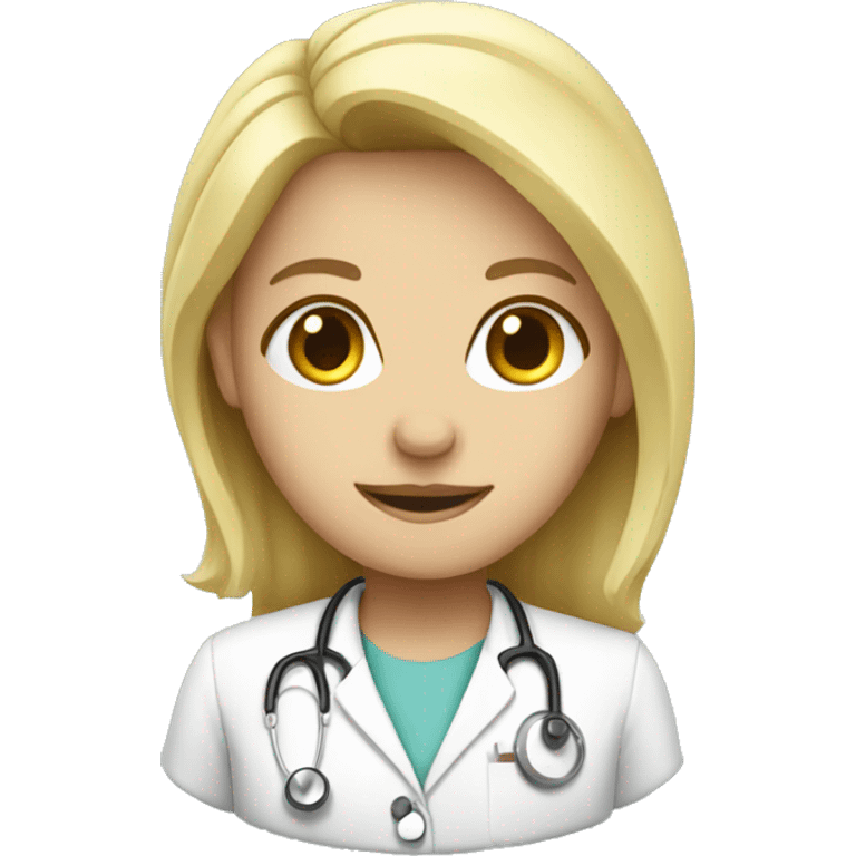 blond doctor emoji