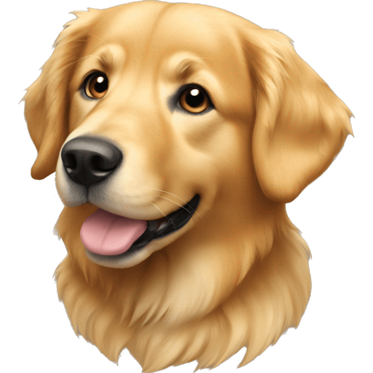 Golden retriever mix emoji