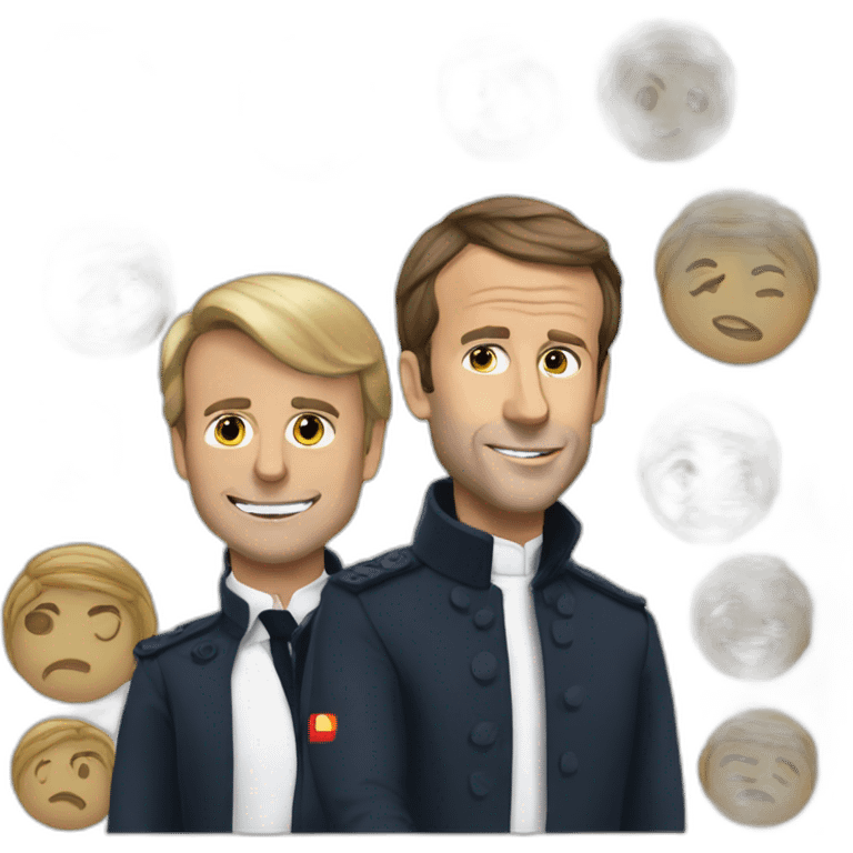 Chat sur Emmanuel macron emoji