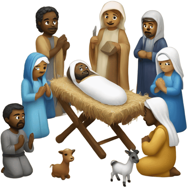 Nativity set emoji