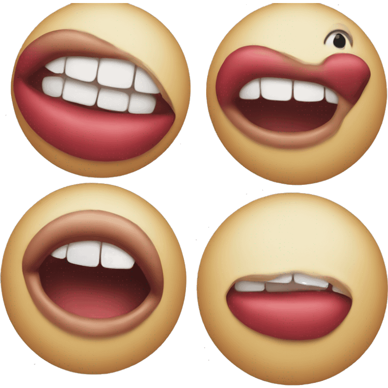 Lip emoji