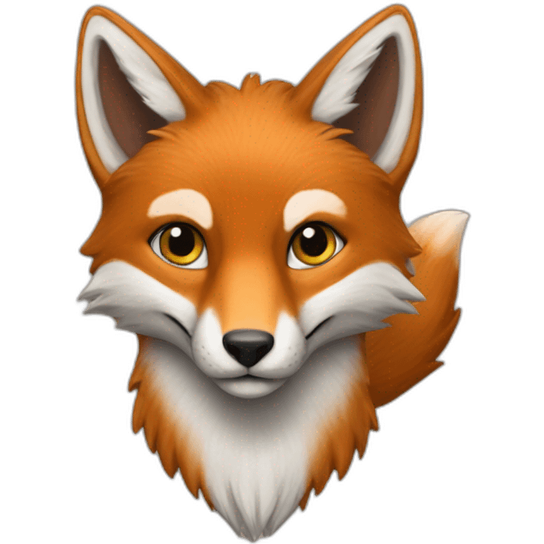 Renard a neuf queu emoji