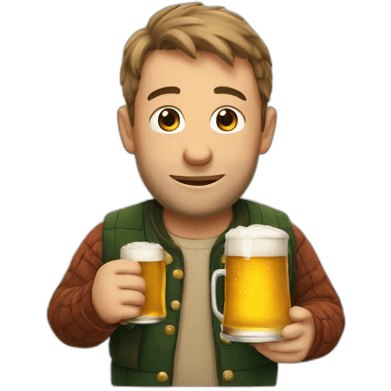 Arthur and his beer emoji