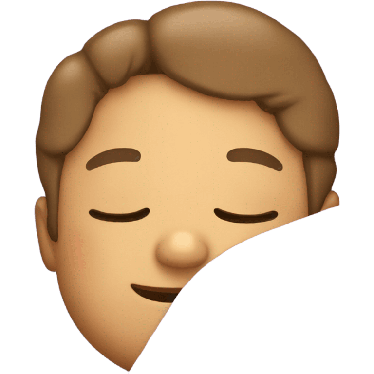 Sleeping with joy emoji