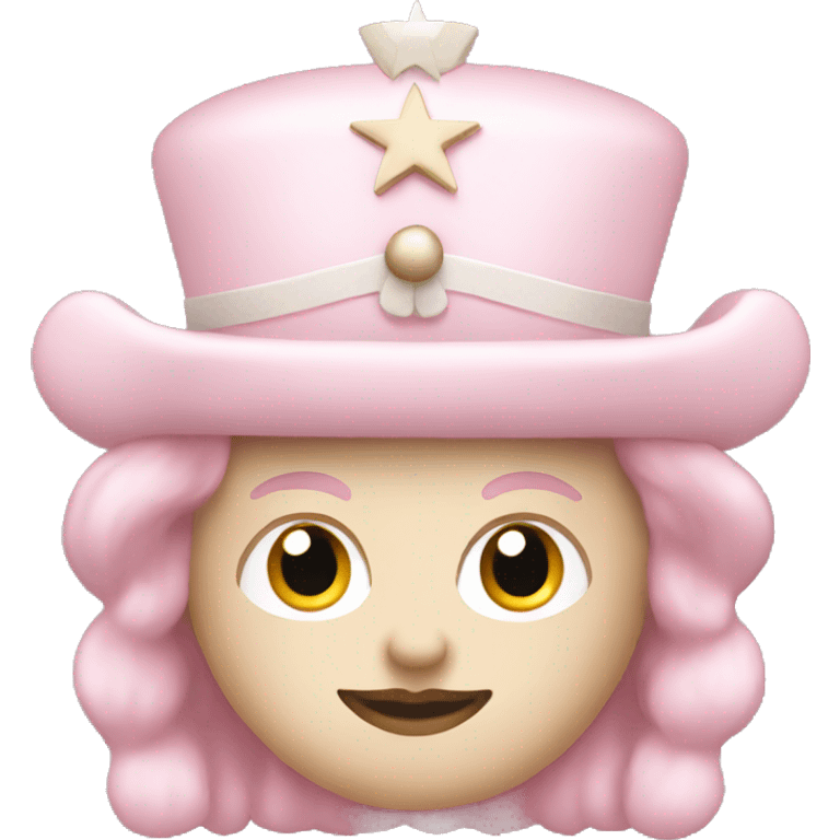 Light pink nutcracker emoji