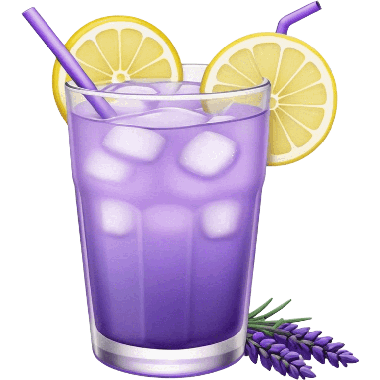 Lavender lemonade emoji