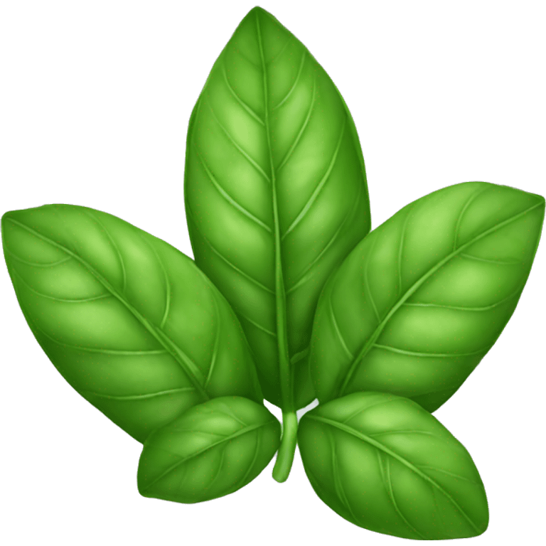 basil leaves emoji