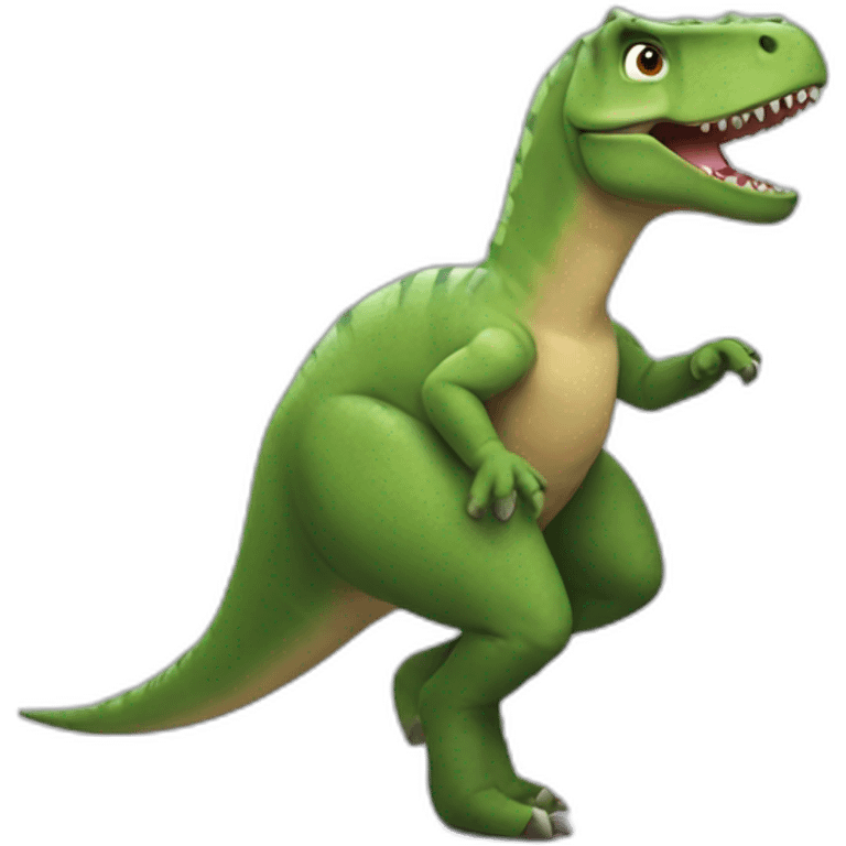 Dinosaure qui dance emoji