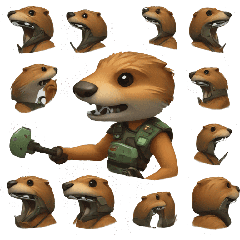  beavers cyborgs  emoji