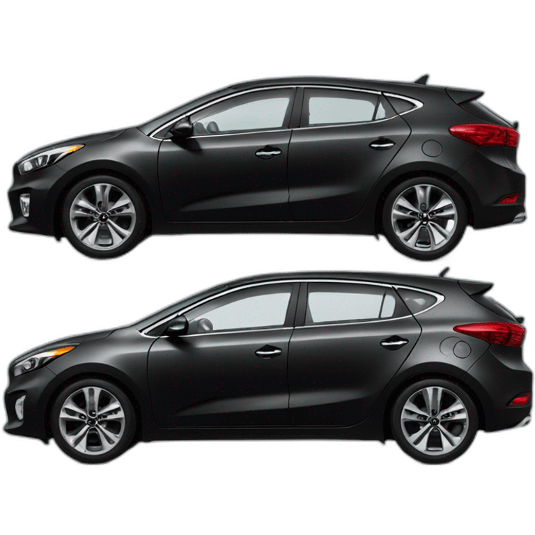 Black kia ceed 2013 emoji