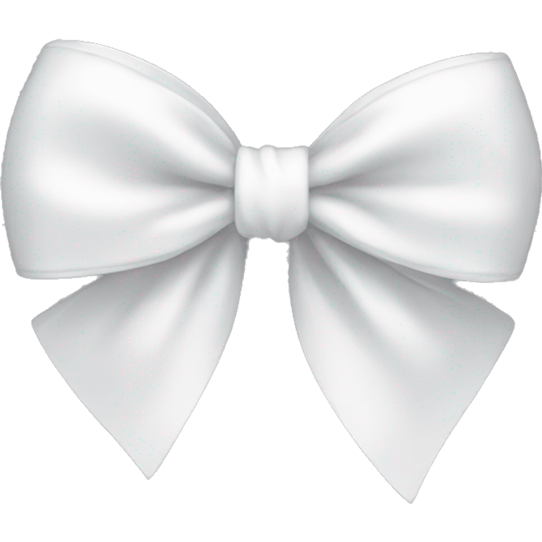 White bow  emoji