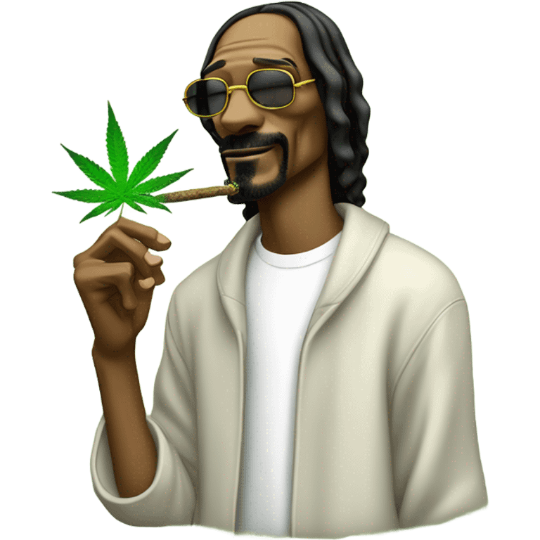 snoop dog smoking emoji