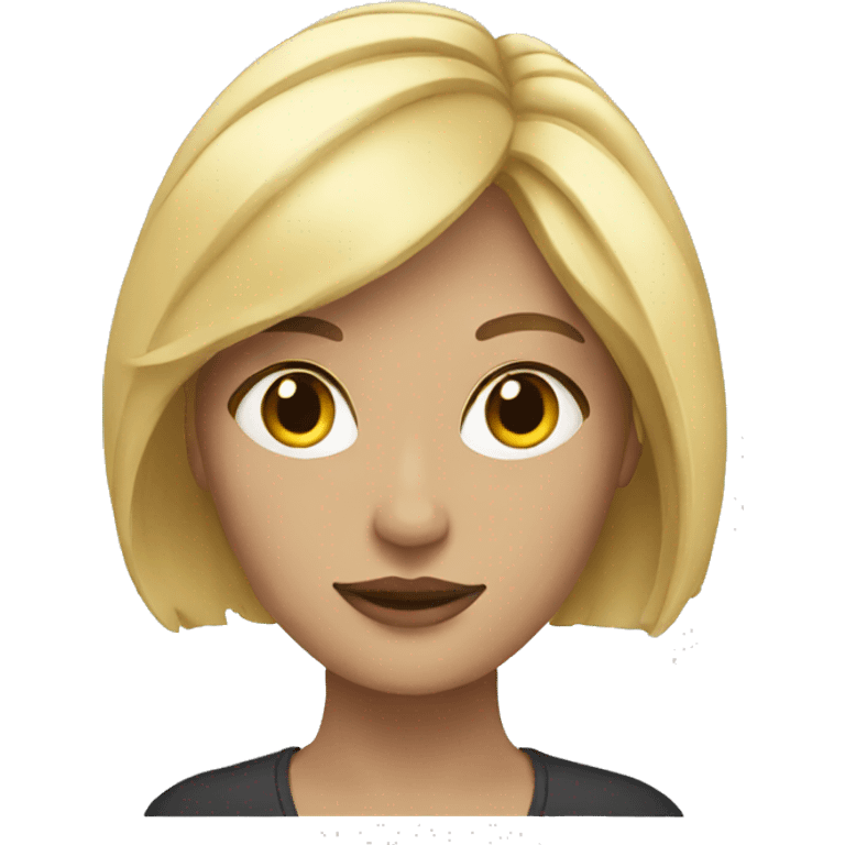 Blond woman london emoji