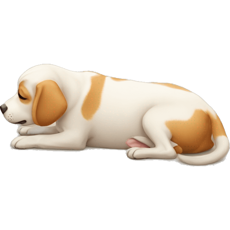 dog on its back emoji