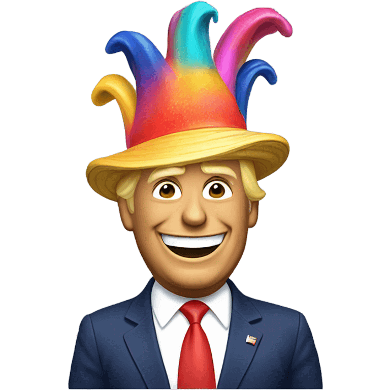 Trump dance hat emoji