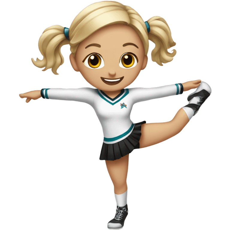 Jumping-splits-white-Cheerleader-pigtails  emoji