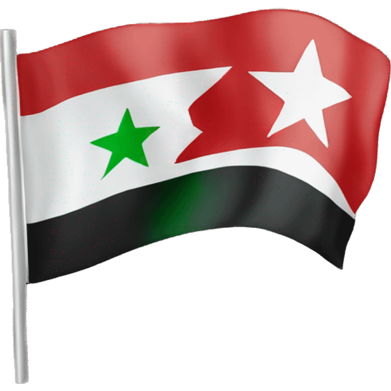 I want the new Syria flag emoji