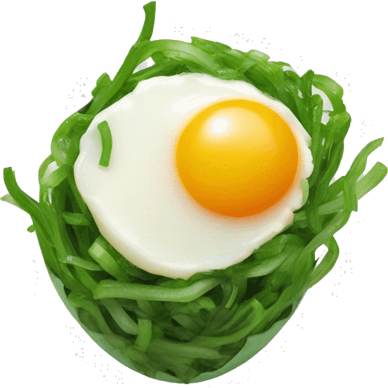 scallion egg with chili crisp emoji