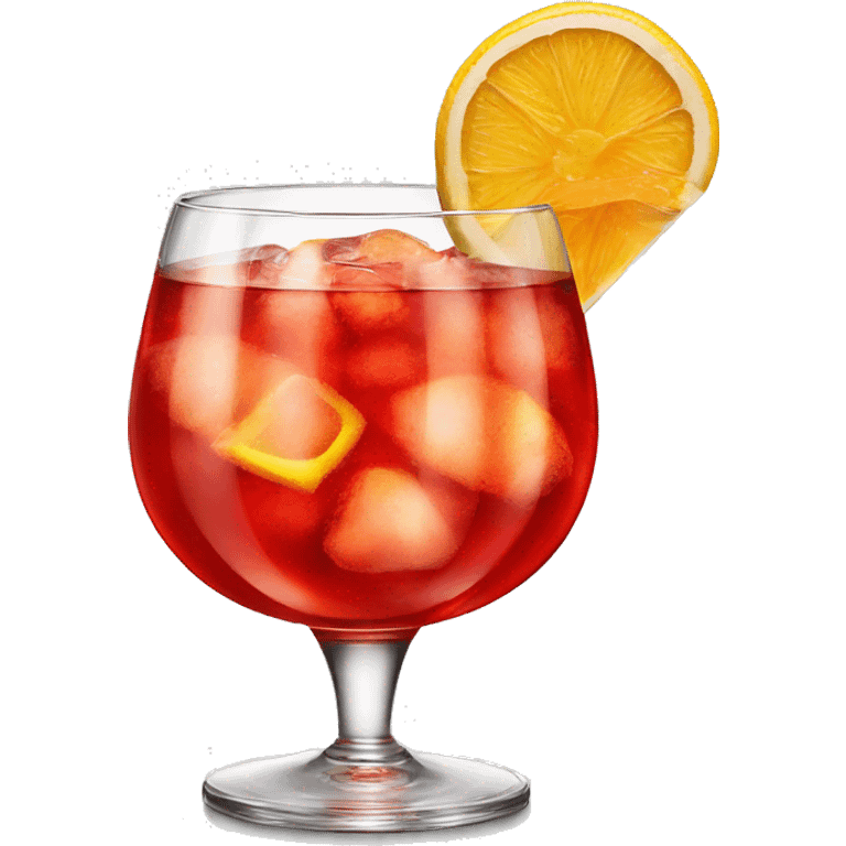 Campari Spritz big cocktail  emoji