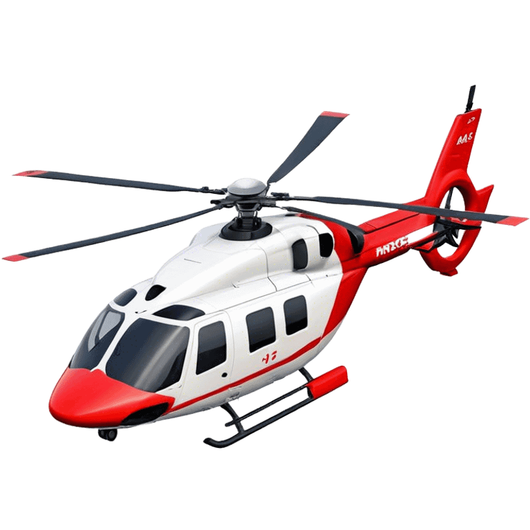 Rescue Helicopter - Airbus H145 (Model Year: 2021) (Iconic colour: Red with white) emoji